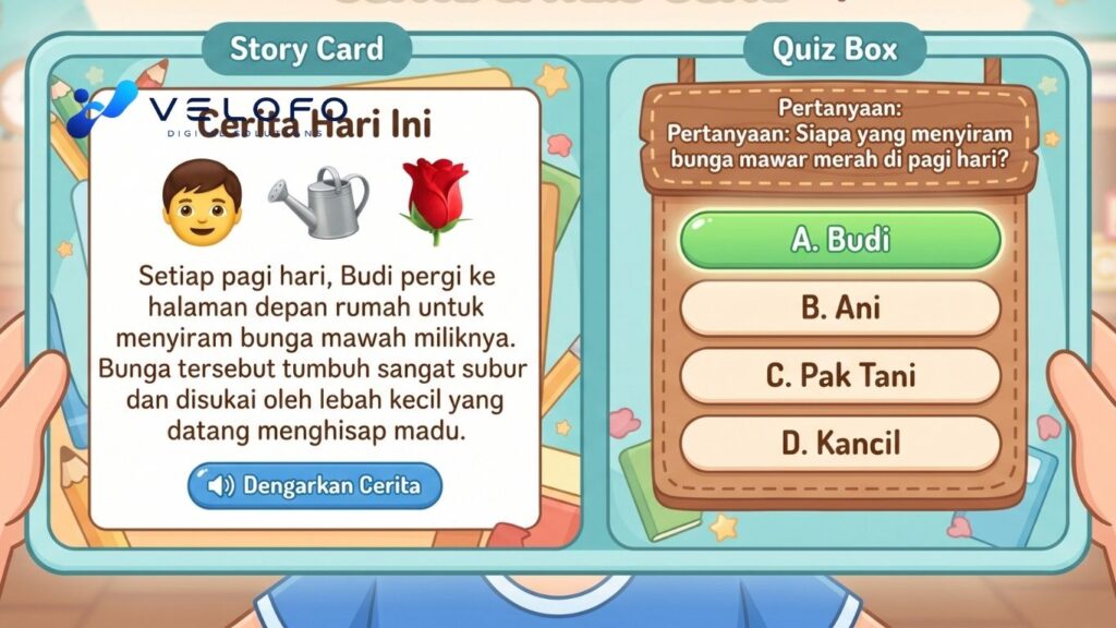 Kuis Cerita Pendek Bergambar